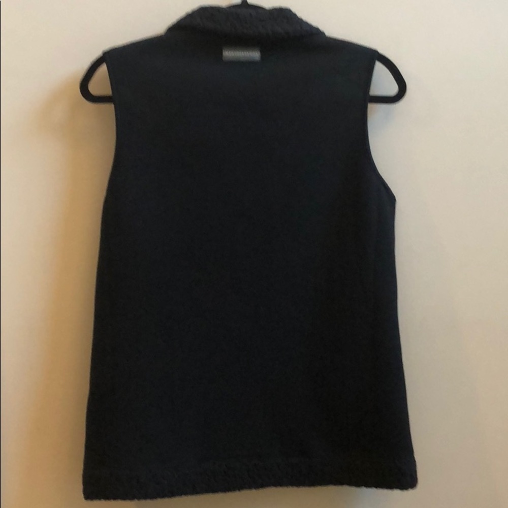 Weatherproof S Black Reversible Fleece Vest - Picture 4 of 4